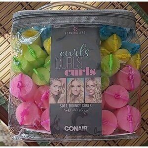 Conair Soft, Bouncy Curls Foam Rollers 45 Foam Rollers